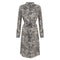Blanche Dress Zebra | White/Black