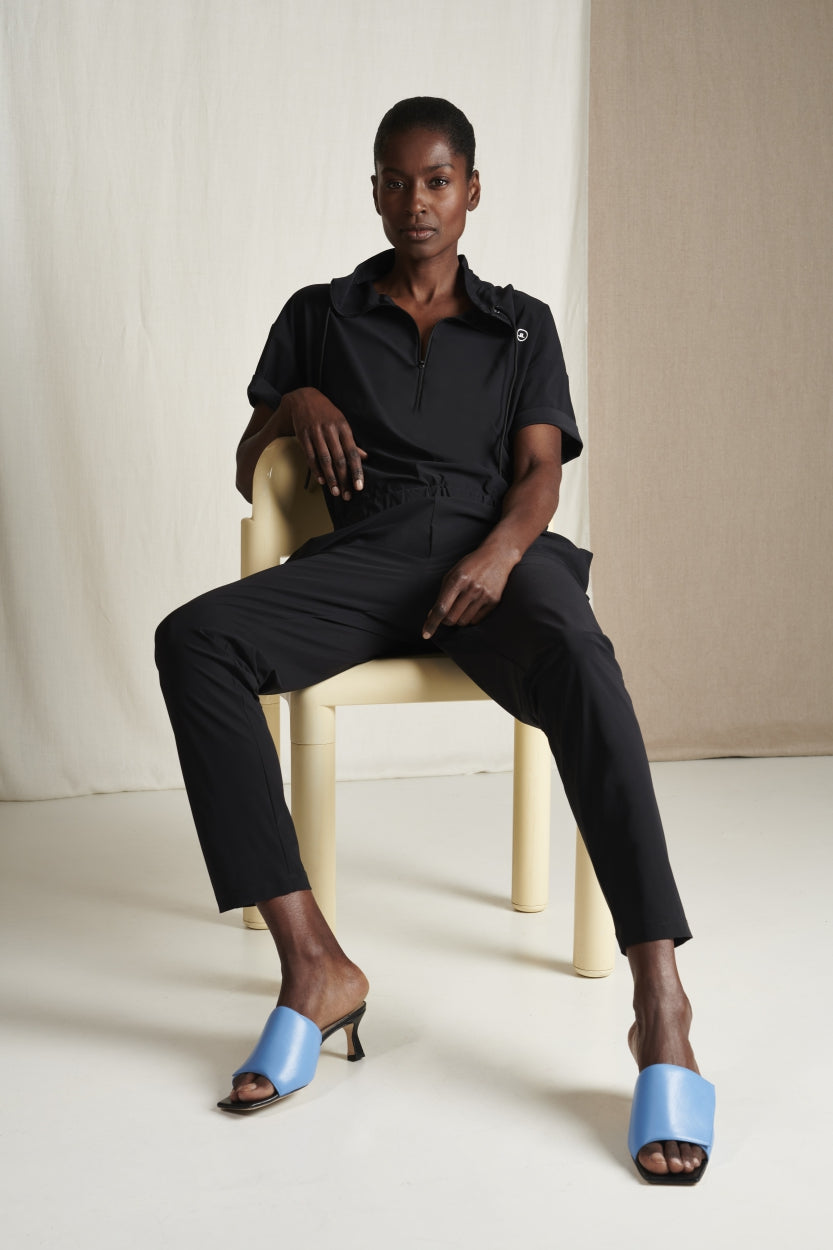 Jumpsuit Frida Technical Jersey | Black