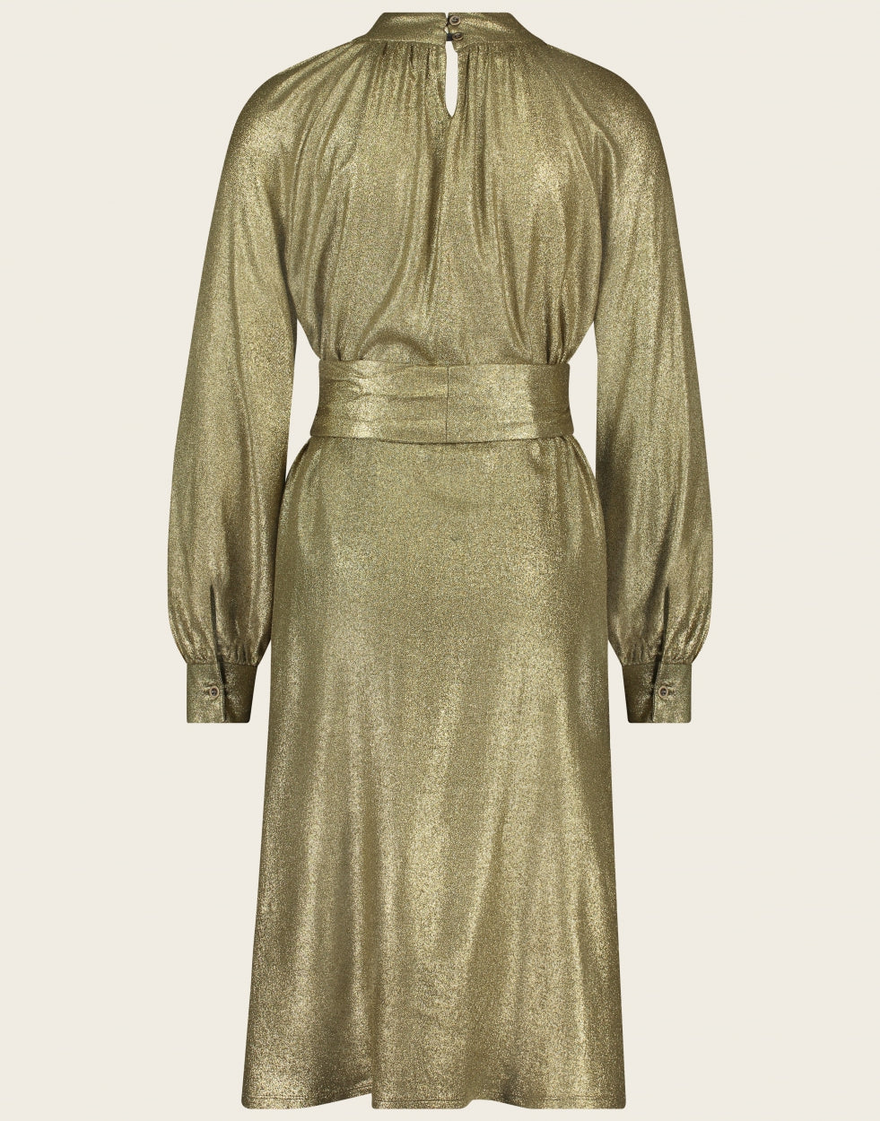 Dress Grace | Gold metallic shiny