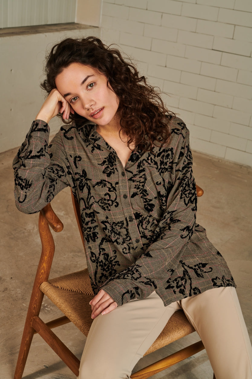 Blouse Deisy Eco Viscose | Old Grey