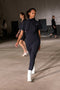 Jumpsuit Frida Technical Jersey | Black
