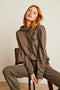 Soft Hoodie Vintage Organic Cotton | Old green