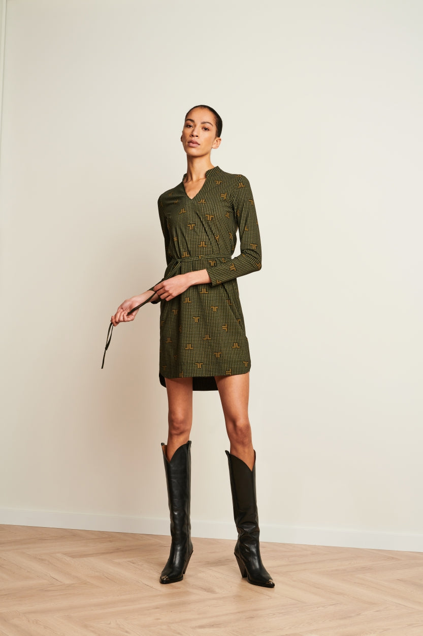 Dress Gerie Technical Jersey | Green