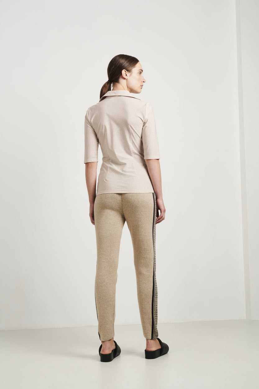 Blouse Kikkie Technical Jersey | Light beige