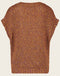 Sleeveless Sweater KN5777 | Orange Melange