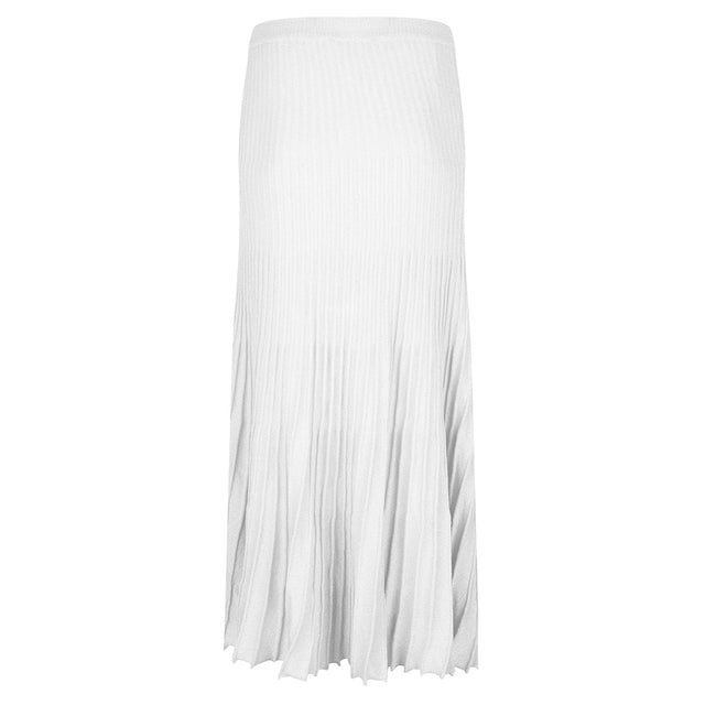 Ricki Plisse Skirt | Silver