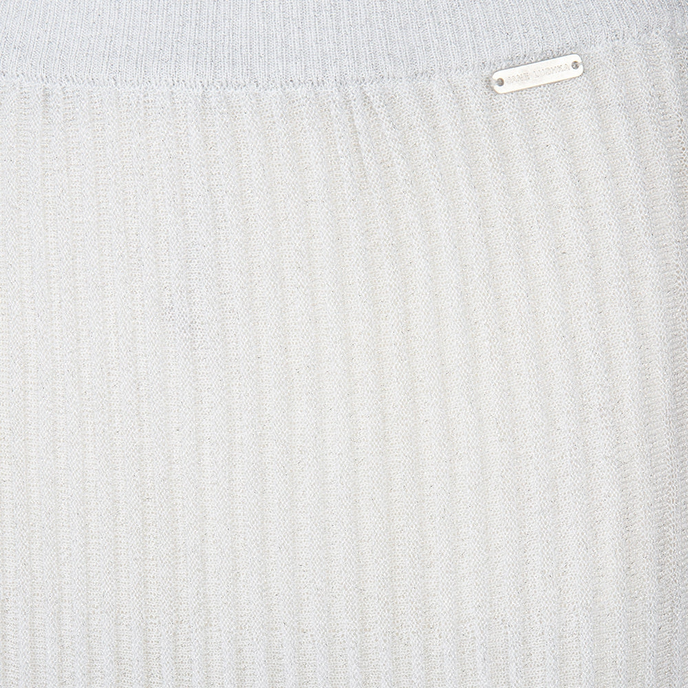 Ricki Plisse Skirt | Silver