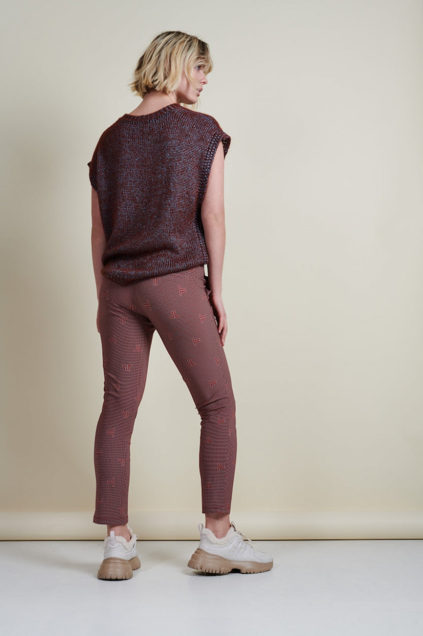 Vest Filippa | Bordo Melange