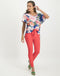 Vera Bow Pants | Red