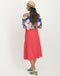 Belle Midi Skirt | Red