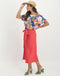 Belle Midi Skirt | Red