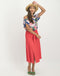 Florence Cold Shoulder Top Floral | Ink