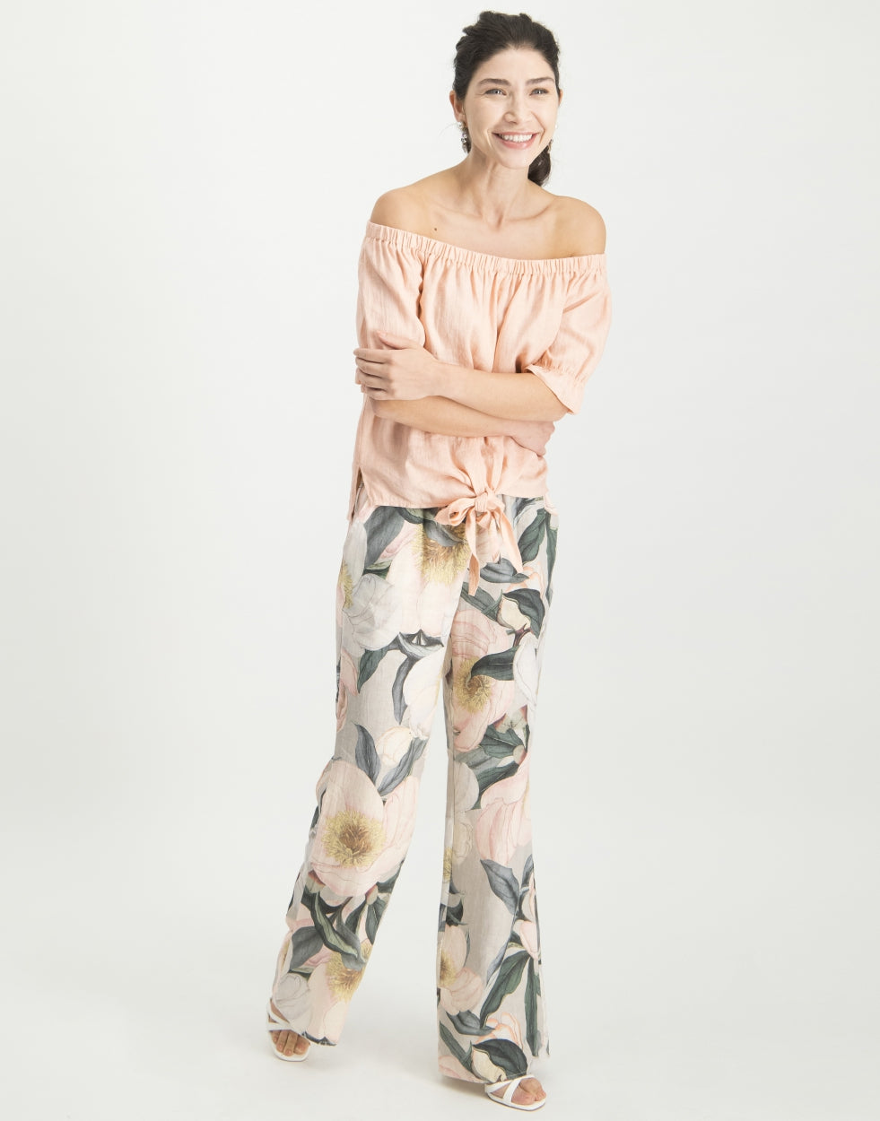 Nicole Knotted Top | Rose