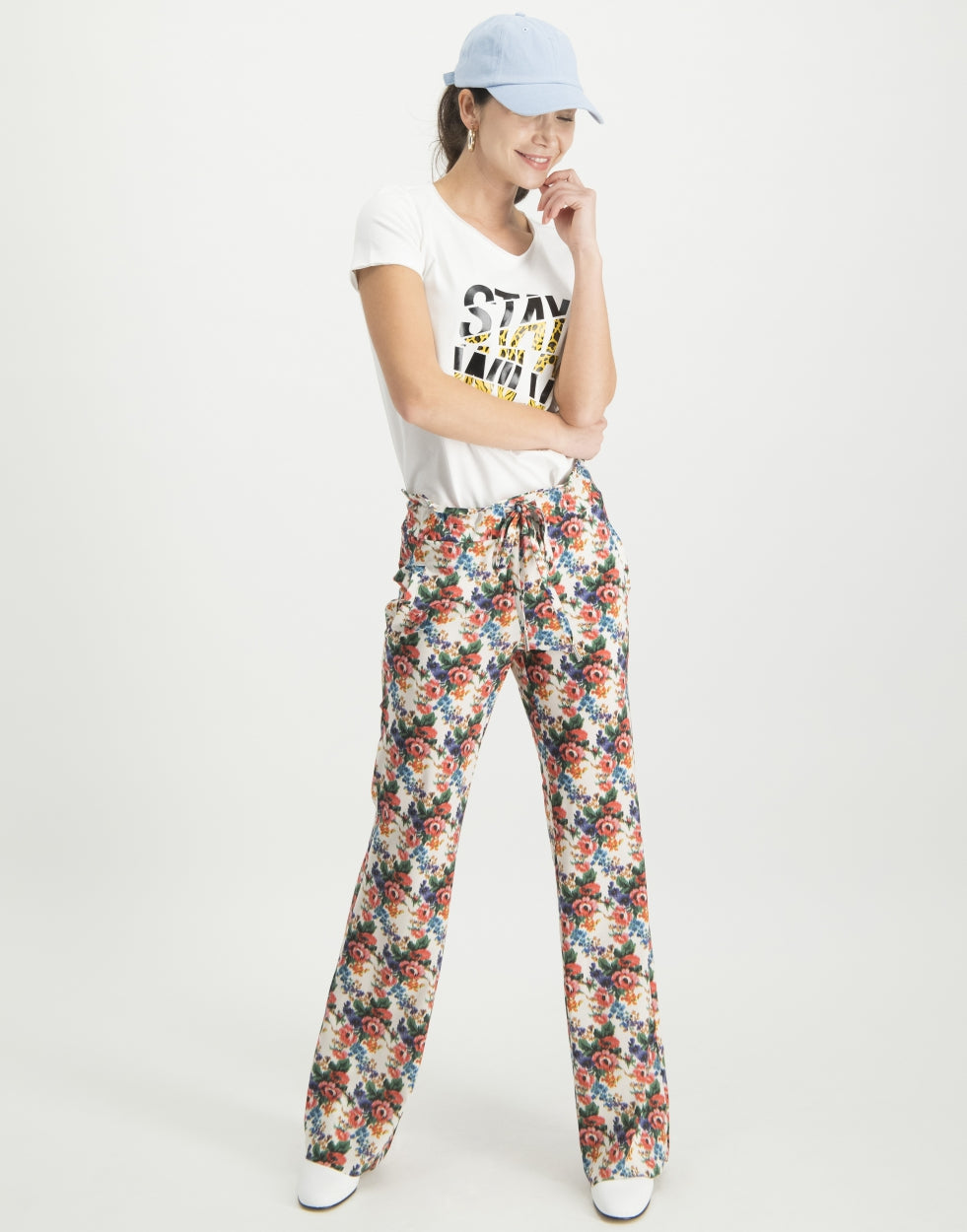 Frankie Stay Wild T-shirt | White