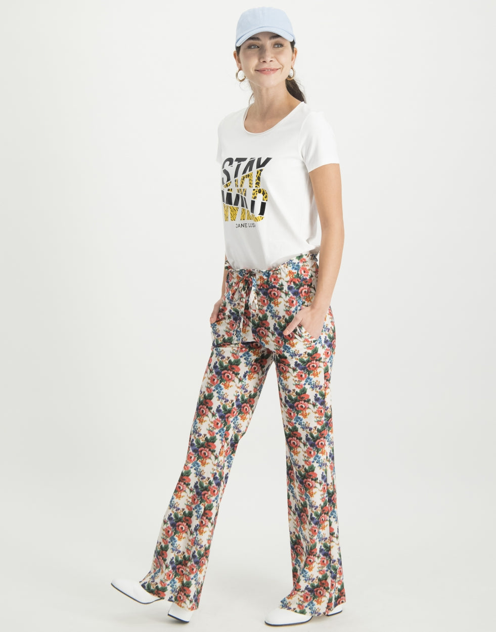 Frankie Stay Wild T-shirt | White