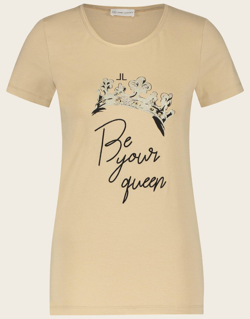 T-shirt Queen Organic Cotton | Beige