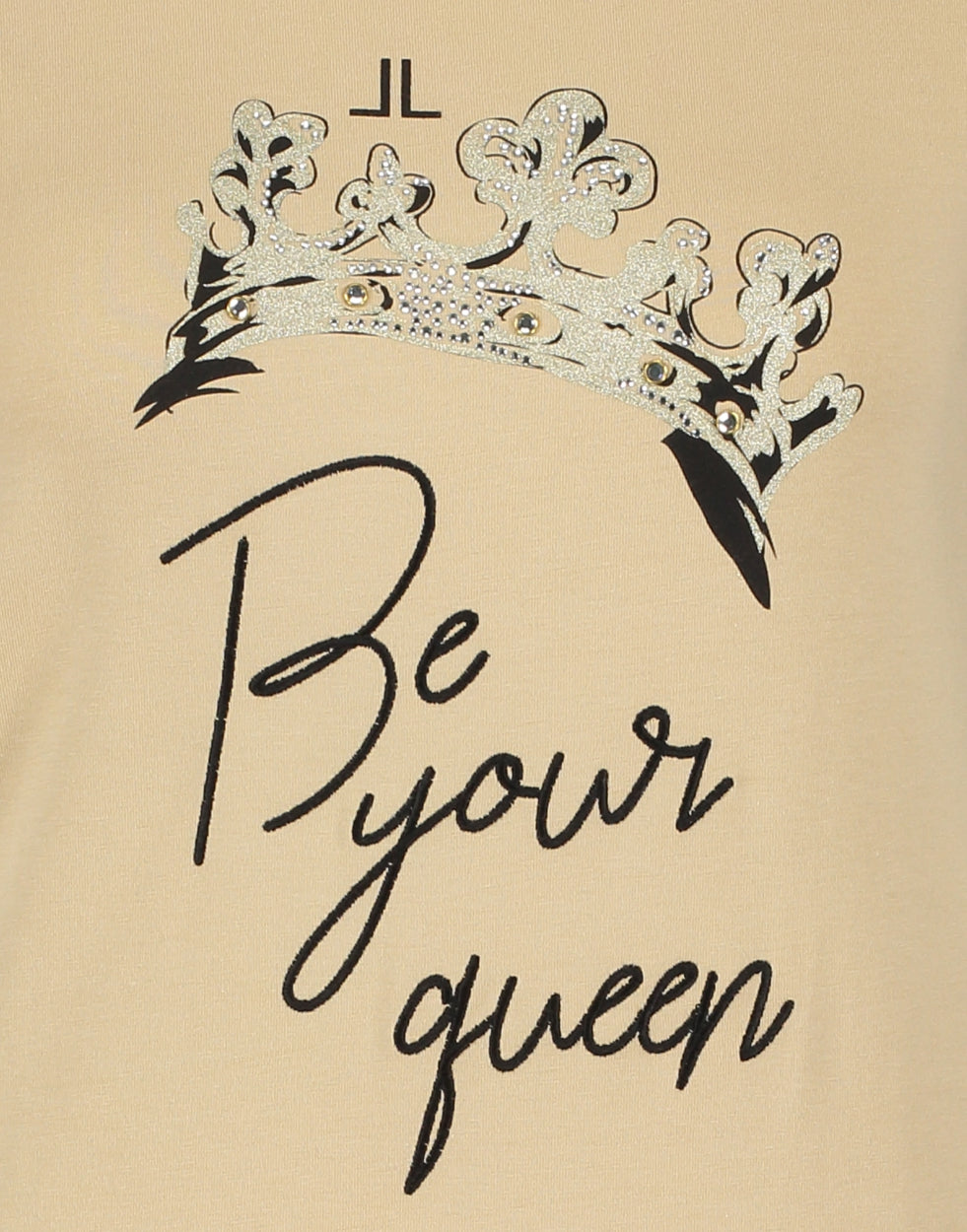 T-shirt Queen Organic Cotton | Beige