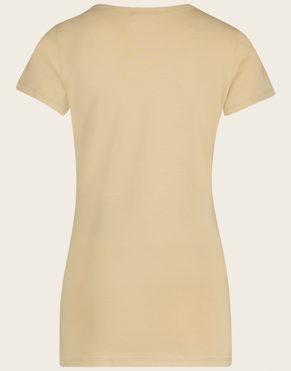T shirt V Neck easy wear Organic Cotton | Beige