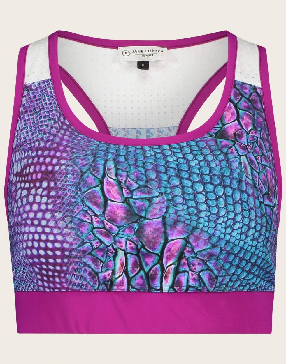 JL Bustier Da V03 | Fuxia/White