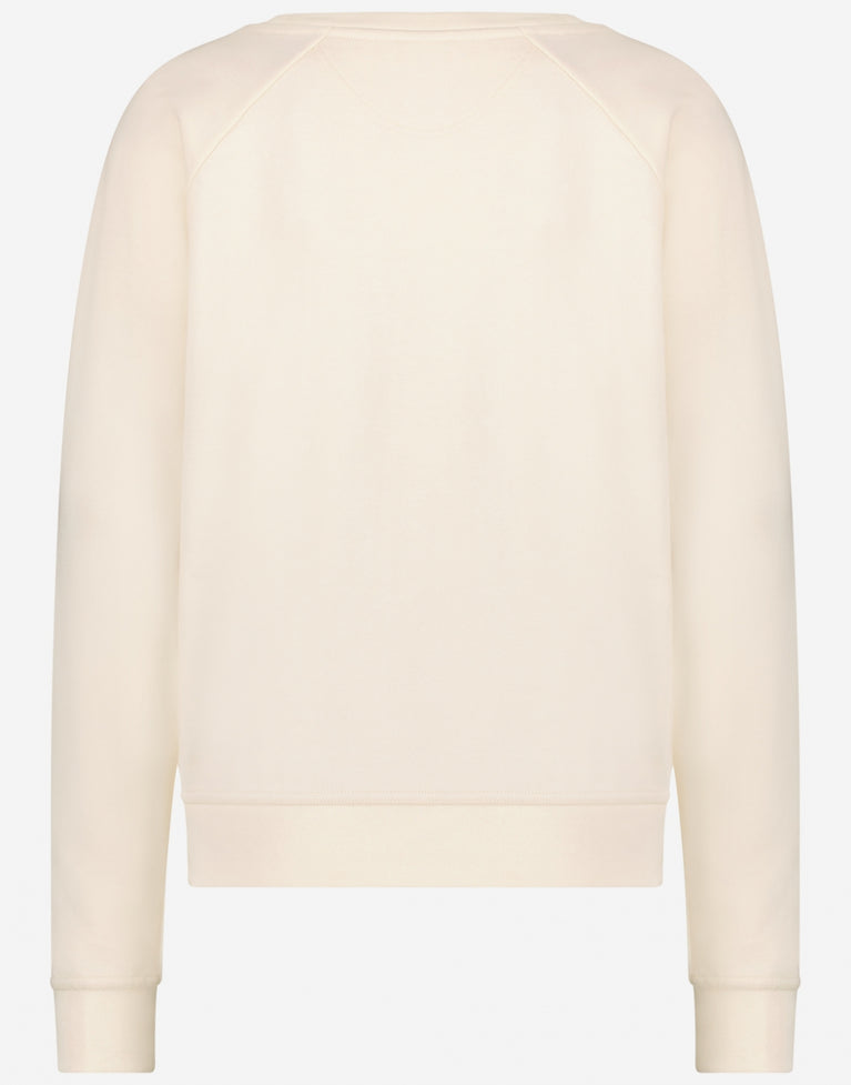 Soft Sweater Logo Organic Cotton | Ecru
