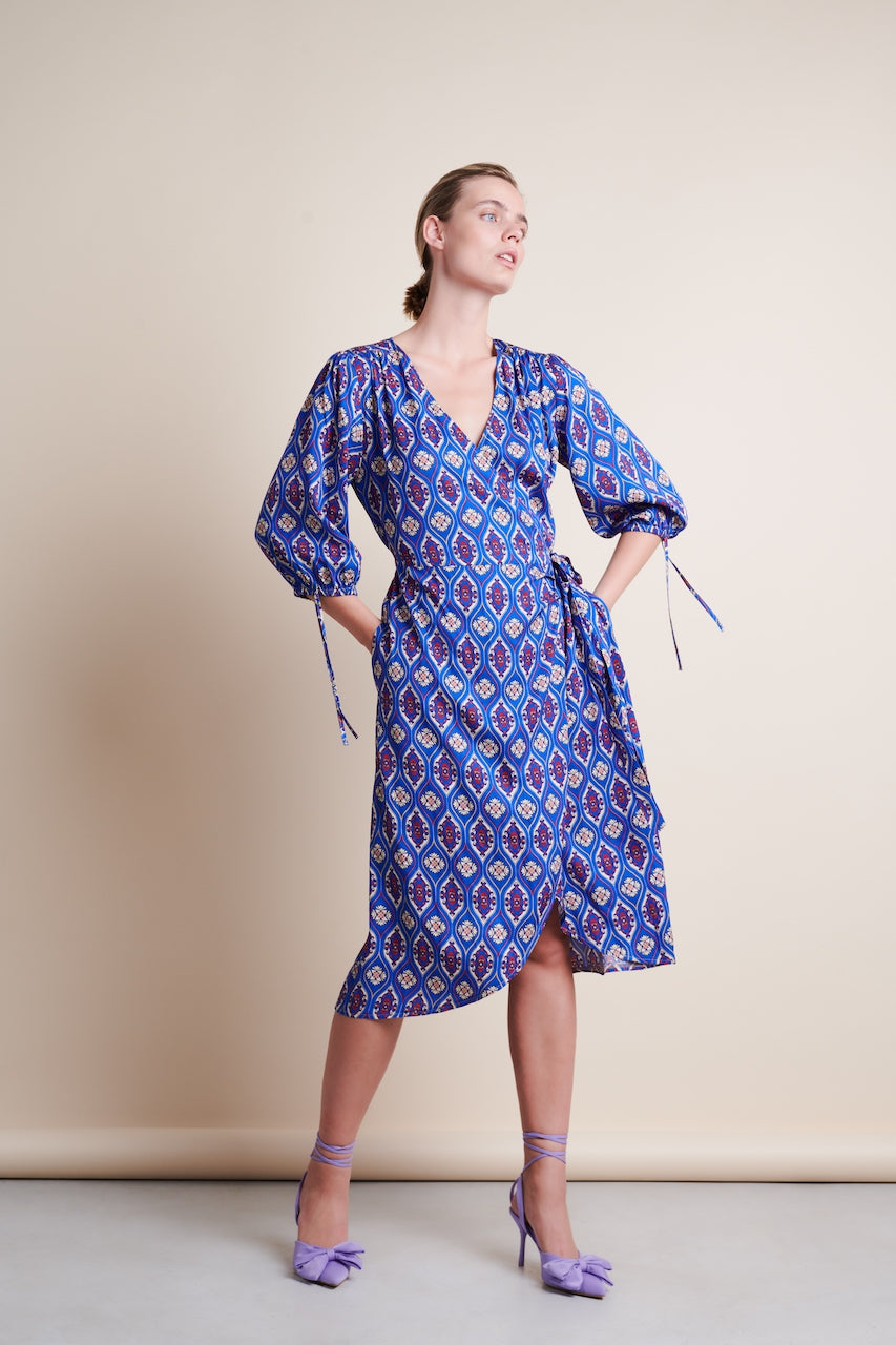 Colinda Dress Eco Viscose | Blue
