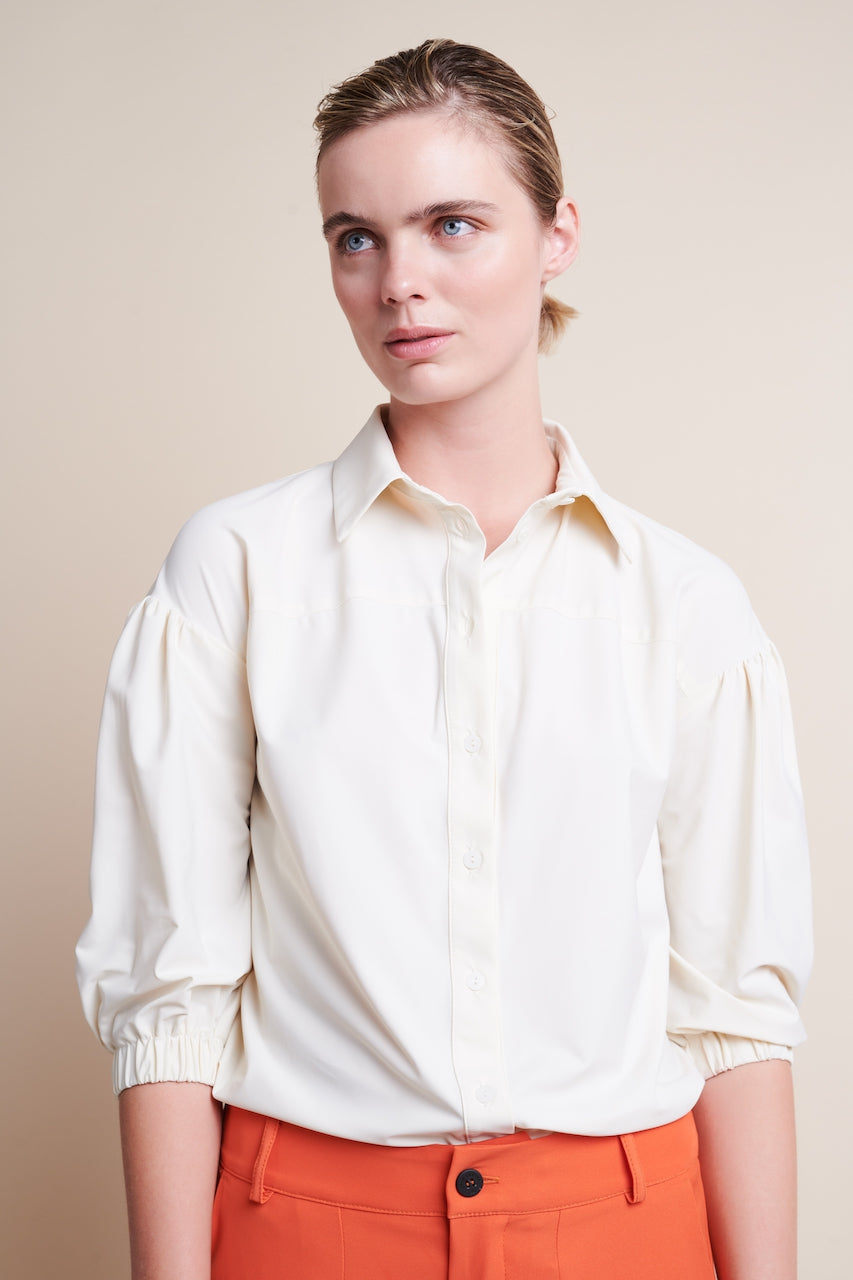 Sabrine Blouse Technical Jersey | Off White