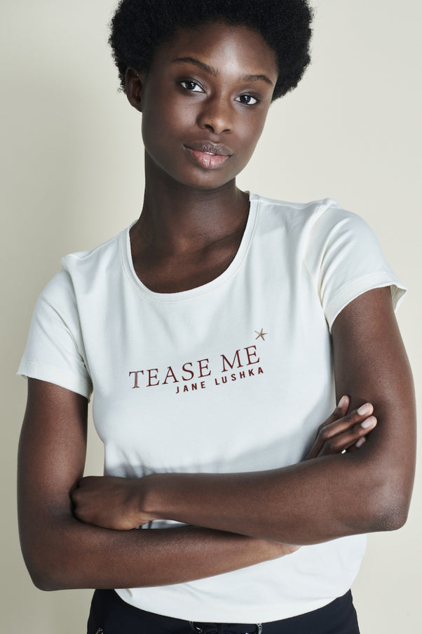 T-Shirt Tease me Organic Cotton | Ecru