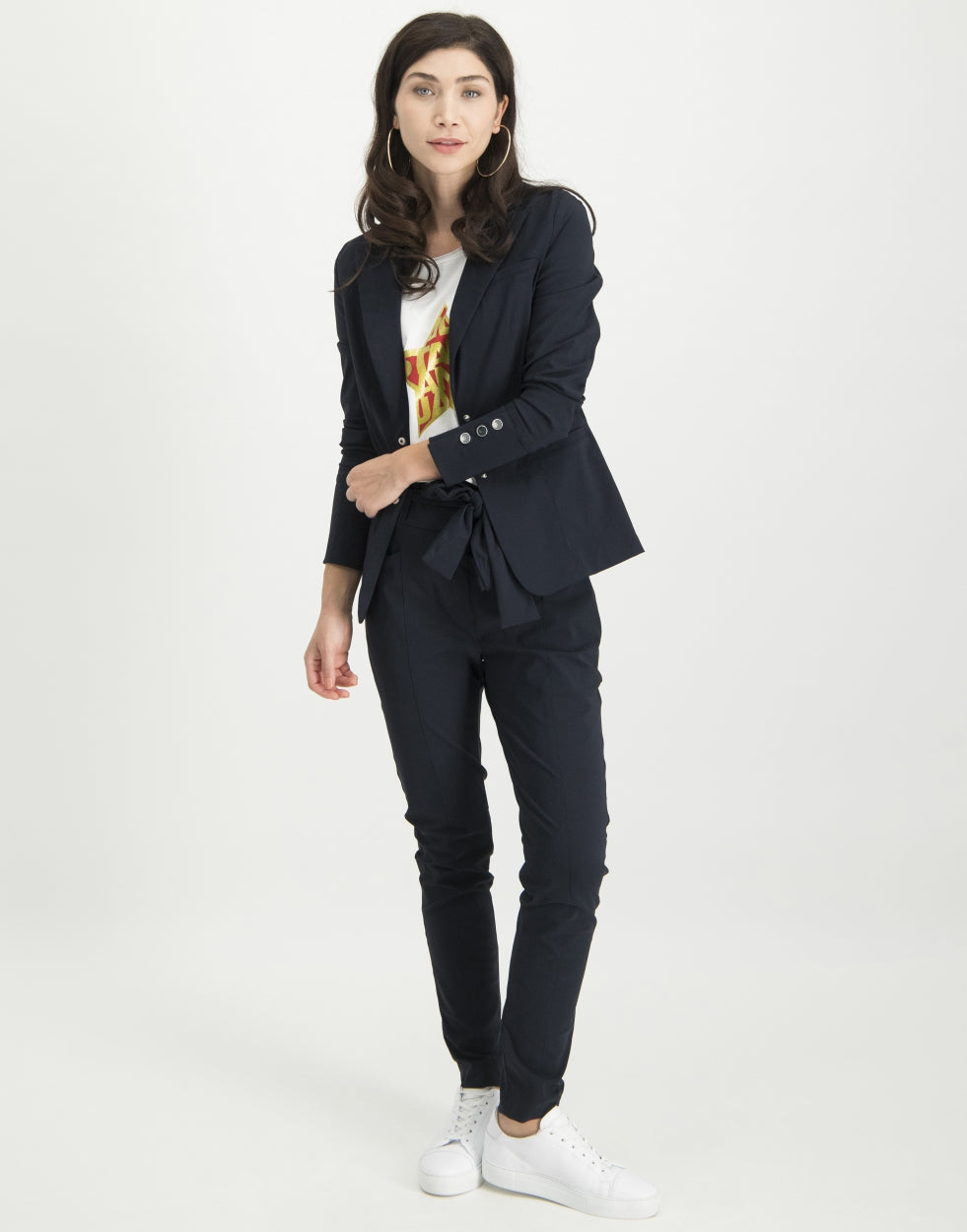 Vera Bow Pants | Blue