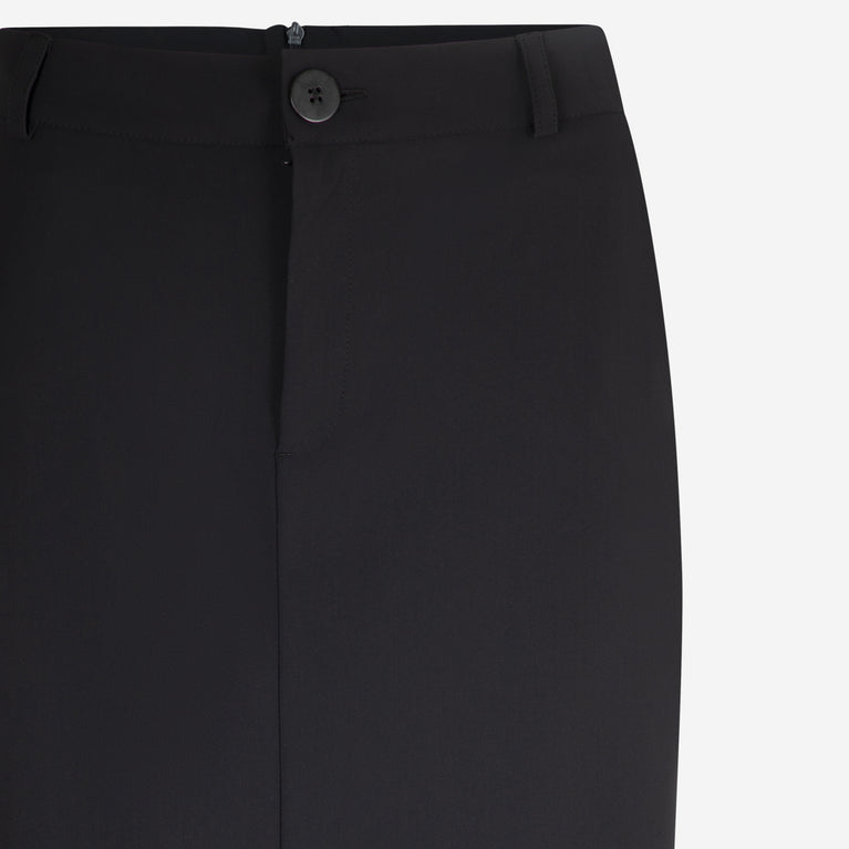 Rill Skirt Technical Jersey | Black