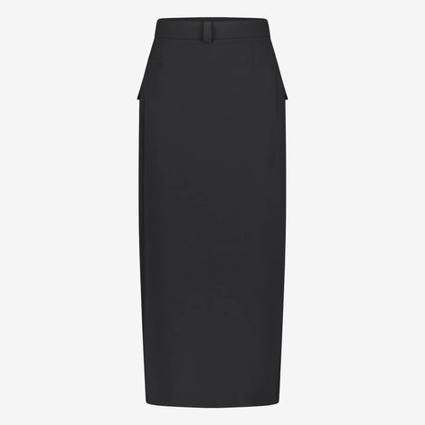 Lara Skirt Technical Jersey | Black