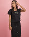 Lynn Zipper Top | Black