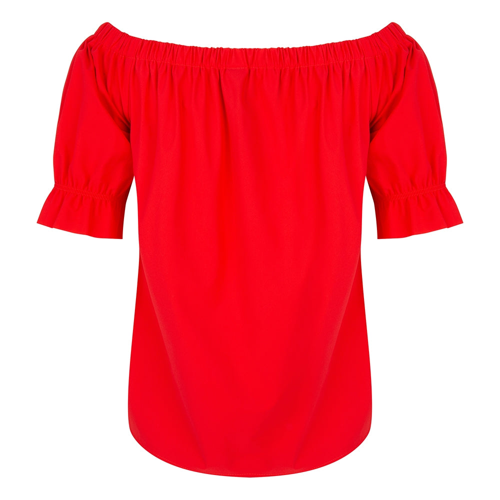 Nicole Knotted Top | Red