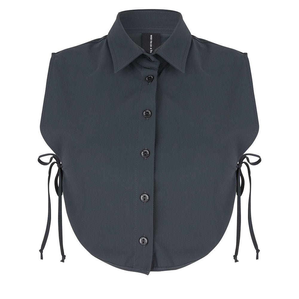 COLLAR BLOUSE | Grey