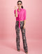 Billie Flared Pants Black and Bloom | Black