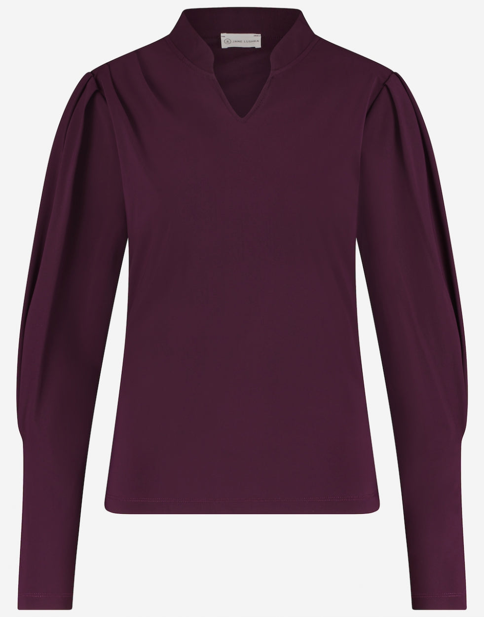 Blouse Lies Technical Jersey | Aubergine