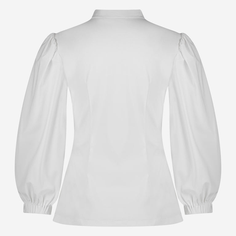 Tonnie Blouse Technical Jersey | White