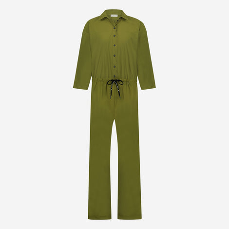 Mico Jumpsuit Technical Jersey | Oliva green