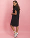 Tiff Zipper Dress | Black