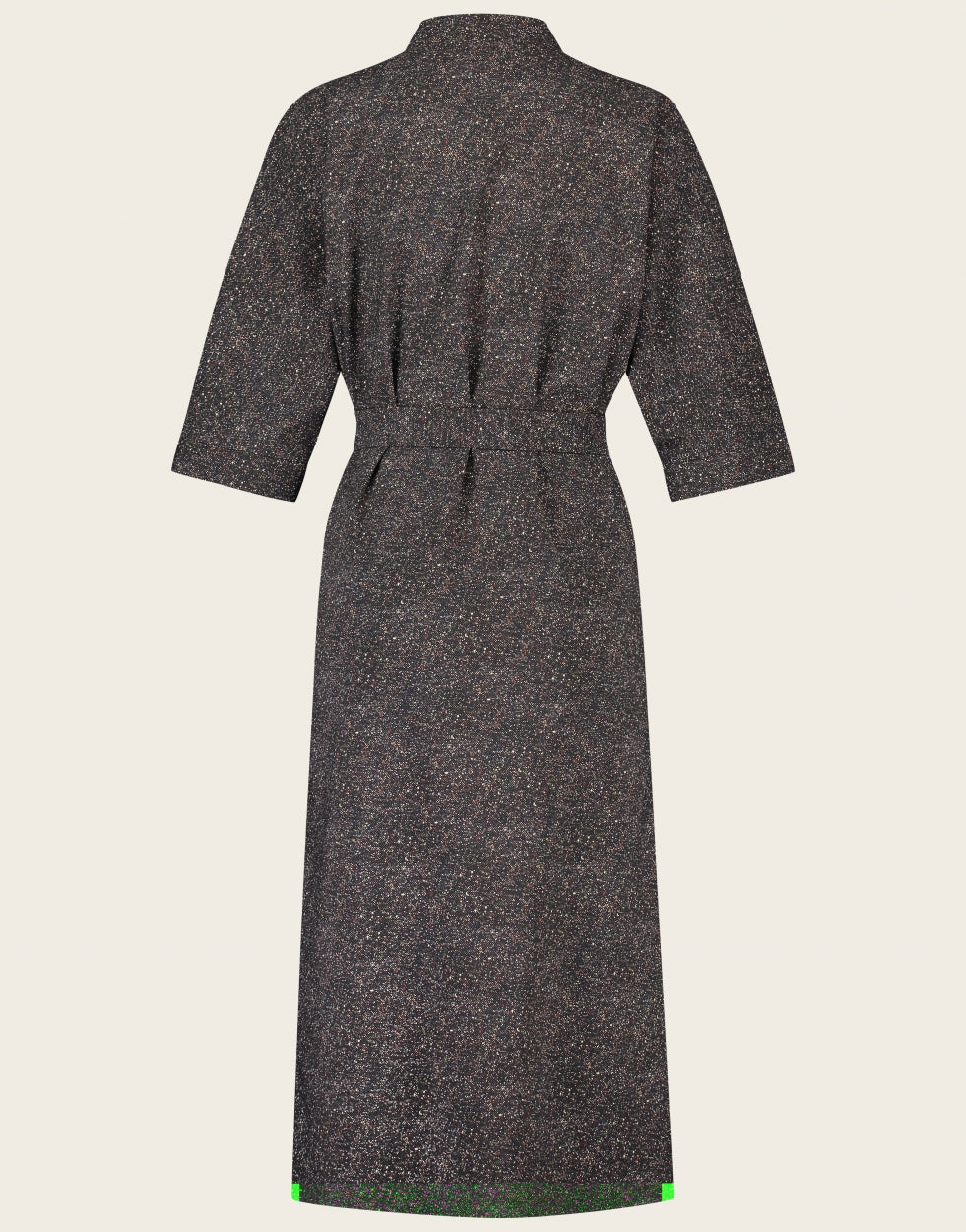 Dress Dakota Long Technical Jersey | Black Melange