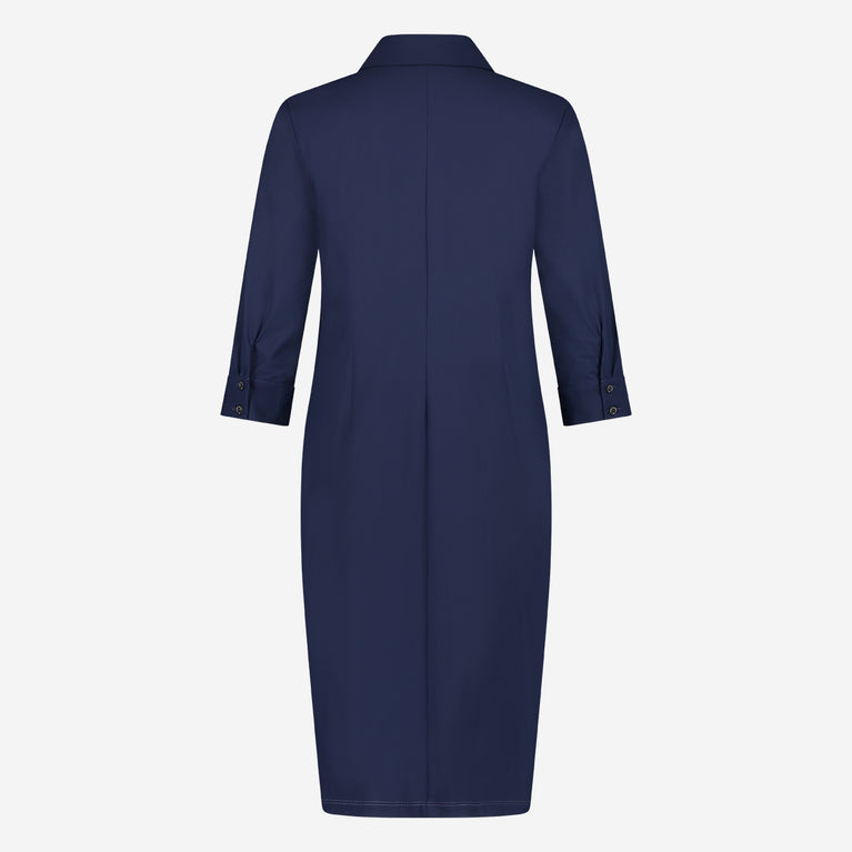 Riane Dress Technical Jersey | Indigo