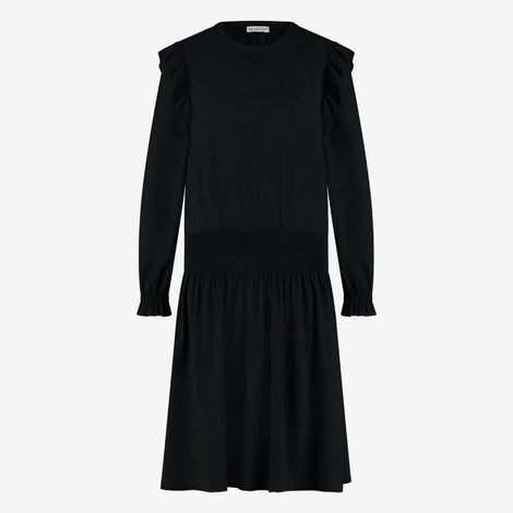 Janny Dress-1 Technical Jersey | Black