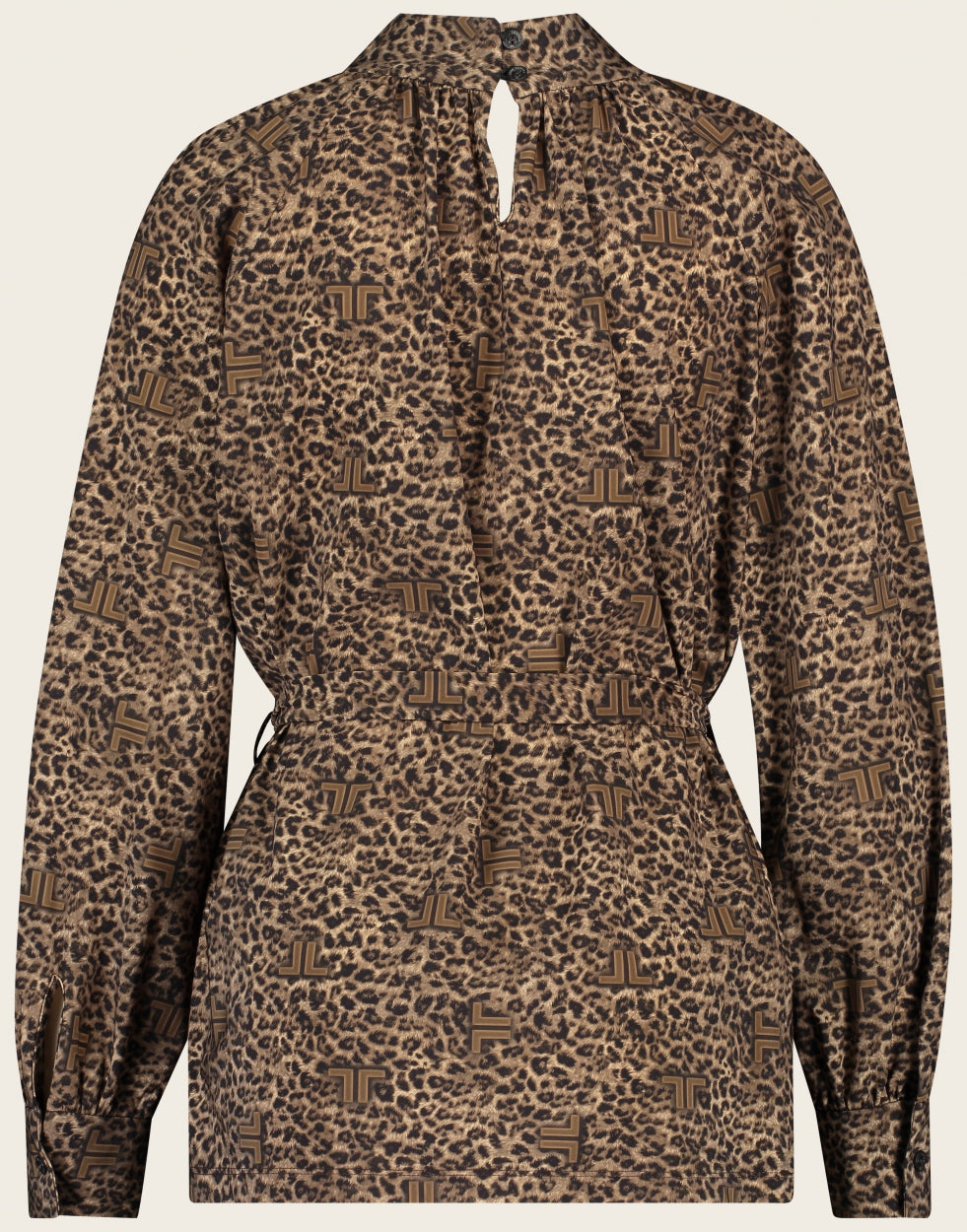 Blouse Grace Technical Jersey | Animal brown