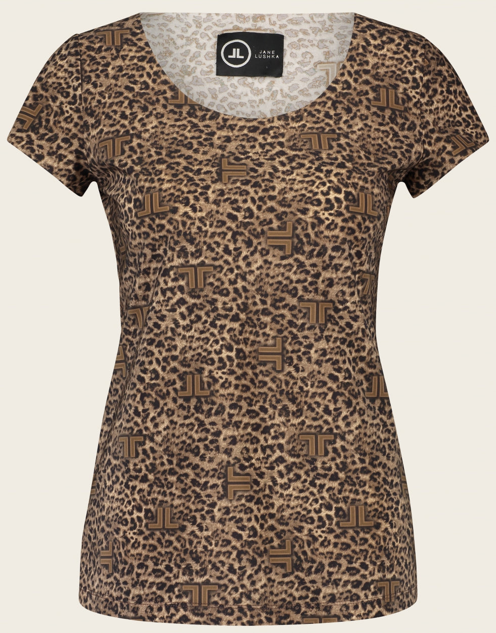 T shirt Sara Technical Jersey | Animal brown