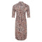 Carly Dress | Animal Brown