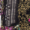 Staci Wrap Dress Leopard and Rose | Black