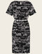 Dress Melanie/2 | Black/White