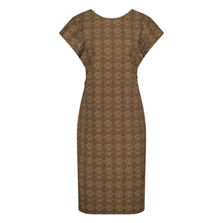 Domina Dress Technical Jersey | Brown