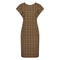 Domina Dress Technical Jersey | Brown