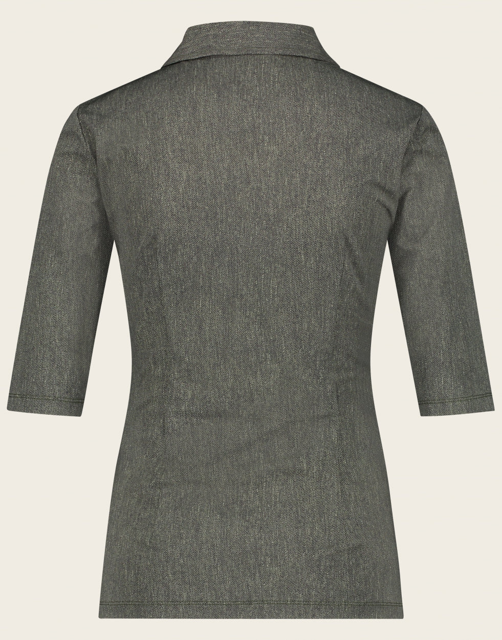 Blouse Kikkie Technical Jersey | Green Melange