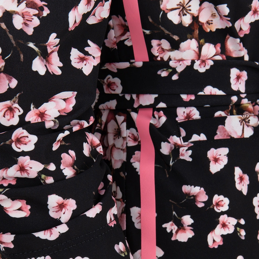 Serena Blazer Black and Bloom | Black